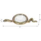 Snake Magnifying Glass, Gold