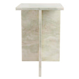Elegant Boho Glam Accent Table, Green