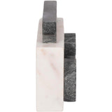 Boombox Marble, White/Black-Accessories-High Fashion Home