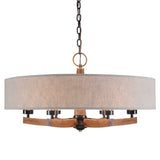 Woodall 6 Light Chandelier-Accessories-High Fashion Home