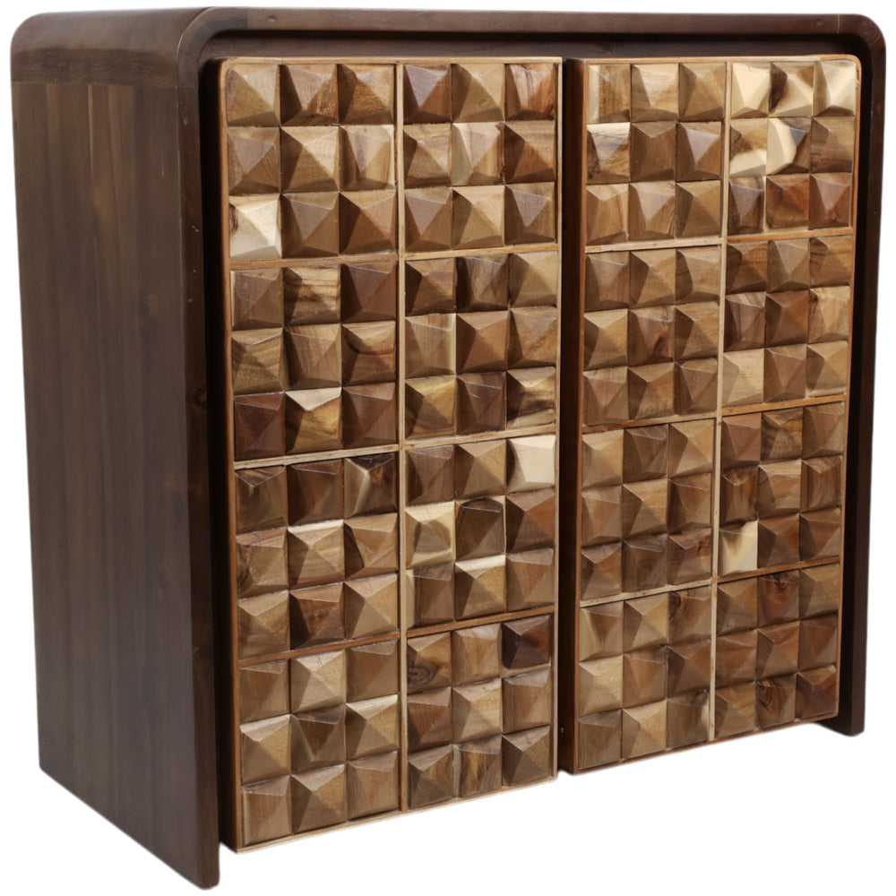 Geo 2 Door Cabinet, Natural