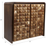 Geo 2 Door Cabinet, Natural