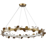 Biscotti Chandelier, Antique Brass