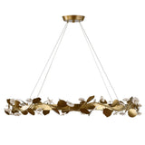 Biscotti Chandelier, Antique Brass