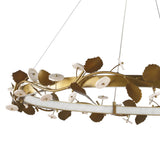 Biscotti Chandelier, Antique Brass