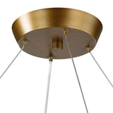 Biscotti Chandelier, Antique Brass