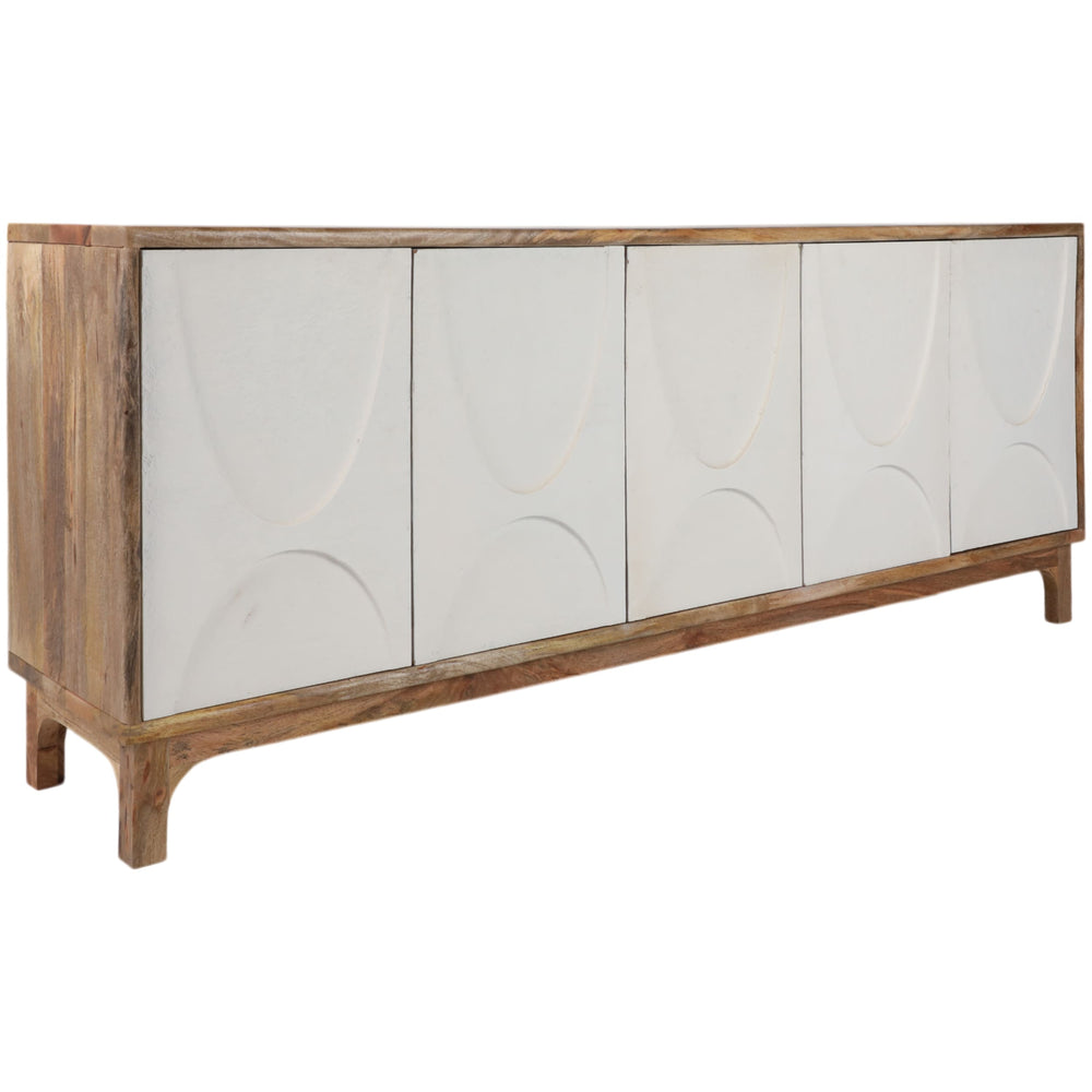 Mod Texture Cabinet, White