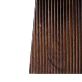 Stone & Mango Wood Coffee Table, Brown/Black-Furniture - Accent Tables-High Fashion Home
