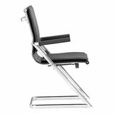 Lider Plus Conference Chair Black, Set of 2-Furniture - Office-High Fashion Home