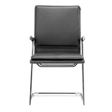Lider Plus Conference Chair Black, Set of 2-Furniture - Office-High Fashion Home