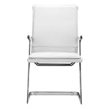 Lider Plus Conference Chair, White, Set of 2-Furniture - Office-High Fashion Home