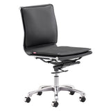 Lider Plus Armless Office Chair by Zuo