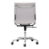 Lider Plus Armless Office Chair White-Furniture - Office-High Fashion Home