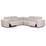 Knoxville 5 Piece Power Recliner Sectional, Gray