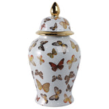 Butterflies Temple Jar, Multi-Accessories-High Fashion Home