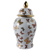 Butterflies Temple Jar, Multi-Accessories-High Fashion Home