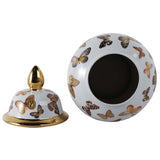 Butterflies Temple Jar, Multi-Accessories-High Fashion Home