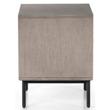 Carly 2 Drawer Nightstand, Grey Wash-Furniture - Storage-High Fashion Home