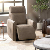 Vivica Leather Power Recliner, Toffee-Furniture - Chair-High Fashion Home