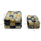 3D Horn-Look Boxes, Multi, Set of 2-Accessories-High Fashion Home