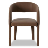 Hawkins Leather Dining Chair, Maestro Cigar, Set of 2 by Four Hands