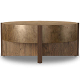 Bingham Coffee Table, Antiqued Brass by Four Hands