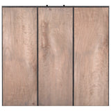 Bane Triple Bookshelf W/ Ladder, Smoked Pine by Four Hands — BCK_1