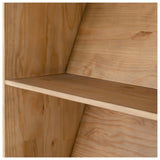 Bane Triple Bookshelf W/ Ladder, Smoked Pine by Four Hands — DET_1