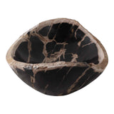 Petrified Wood Oval Bowl, Multi-Accessories-High Fashion Home