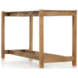 Scout Counter Table, Polished White Marble by Four Hands — DET_1