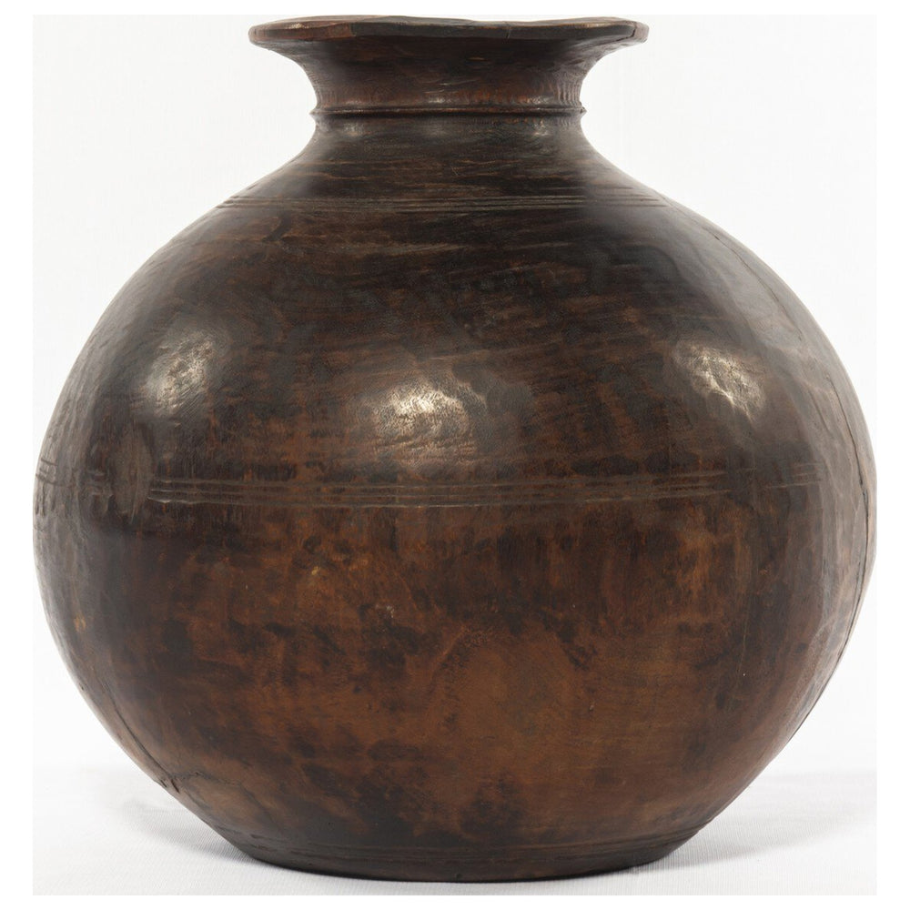 Found Wooden Jar, Reclaimed Natural by Four Hands — PRM_1