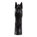 Horse Head Sculpture, Black-Accessories-High Fashion Home