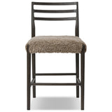 Glenmore Counter Stool, Taupe Shearling by Four Hands — FRT_1
