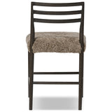 Glenmore Counter Stool, Taupe Shearling by Four Hands — BCK_1