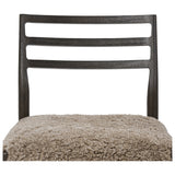 Glenmore Counter Stool, Taupe Shearling by Four Hands — DET_1