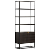 Kelby Bookcase, Gunmetal by Four Hands — PRM_1