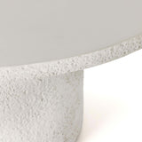 Otero 60" Outdoor Round Dining Table, Matte Stone