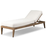 Amaya Outdoor Adjustable Chaise Lounge, Lorel Ivory by Four Hands