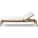 Amaya Outdoor Adjustable Chaise Lounge, Lorel Ivory by Four Hands