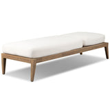 Amaya Outdoor Adjustable Chaise Lounge, Lorel Ivory by Four Hands