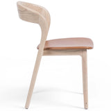 Amare Leather Dining Chair, Sonoma Butterscotch, Set of 2 by Four Hands