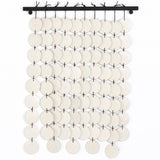 Ceramic Wall Hanging, Speckled Cream by Four Hands