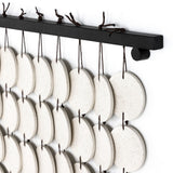 Ceramic Wall Hanging, Speckled Cream by Four Hands