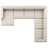 Langham Channeled 6 Piece Sectional, Nomad Snow by Four Hands
