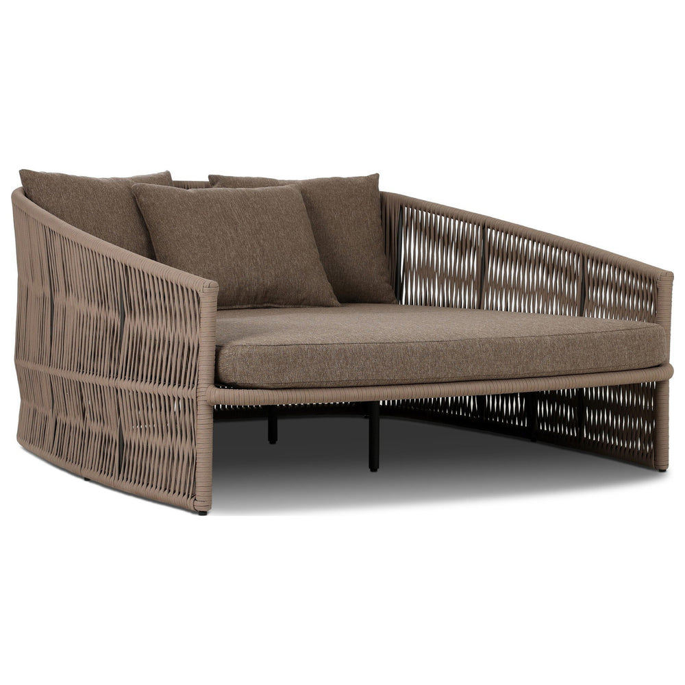 Porto Outdoor Daybed, Ellor Brown by Four Hands — PRM_1