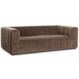 Langham 89" Channeled Sofa, Sintra Taupe