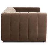 Langham 89" Channeled Sofa, Sintra Taupe
