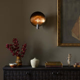 Lund Sconce, Burnt Nickel by Four Hands