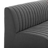 Augustine 72" Dining Bench, Boucle Charcoal by Four Hands
