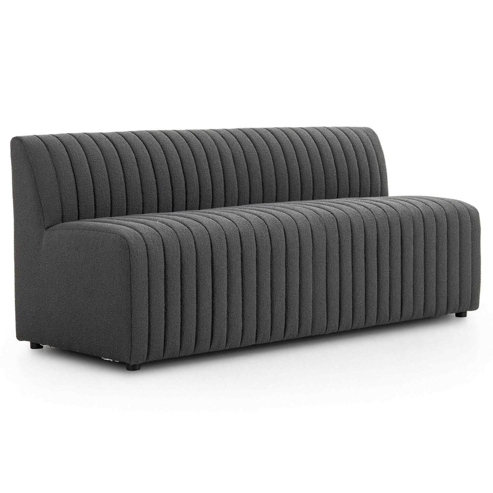 Augustine 72" Dining Bench, Boucle Charcoal by Four Hands